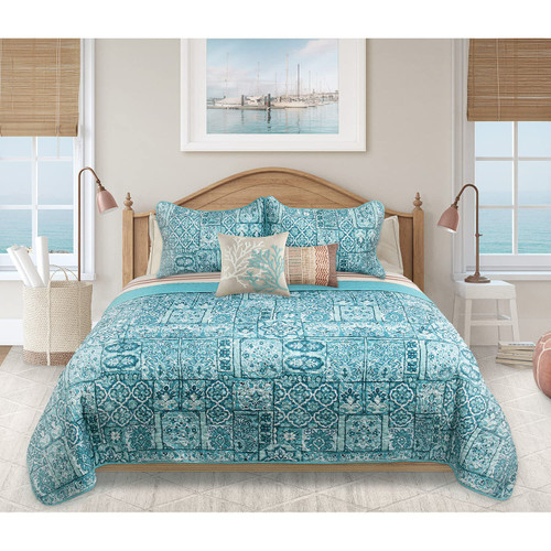 Safdie & Co. Quilt 2PC Set Twin Lisbon