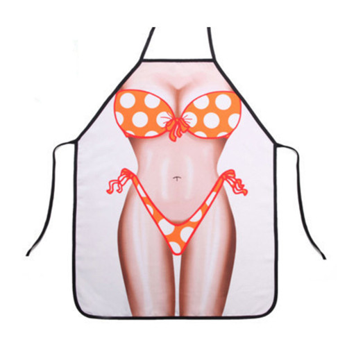 Funny Kitchen Chef Waitress Cooking Baking Pottery Grilling Apron (Bikini?