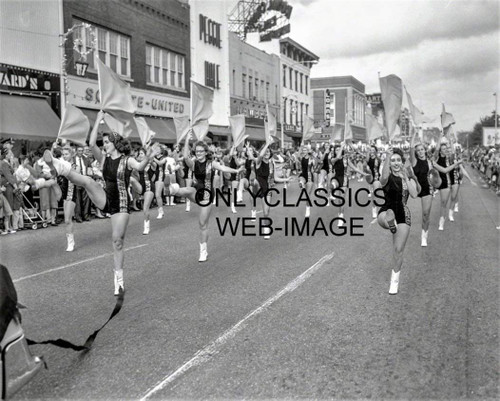 OnlyClassics 1961 Mainstreet Parade Marching Band Photo COUMBUS Georgia Americana Small Town