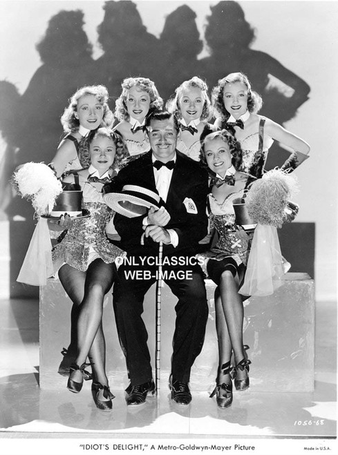 OnlyClassics 1939 Clark Gable IDIOT'S Delight Sexy Long Leg Girls Cheesecake Chorus MGM Photo