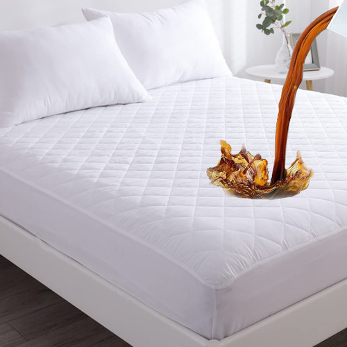 Waterproof Mattress Protector,Cooling Breathable Fluffy Soft Pad,Washable Protector,Noiseless Cover,Bed Cover Waterproof,Deep Pocket Protector Waterproof Mattress Protector,Cooling Breathable Fluffy Soft Pad,Washable Protector,Noiseless Cover,Bed Cover Waterproof,Deep Pocket Protector