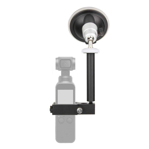 Serounder Suction Cup Compatible with DJI Pocket 2, Car Windshield Window Holder Mount Bracket Stand Detachable Extension Rod for DJI OSMO Pocket Camera