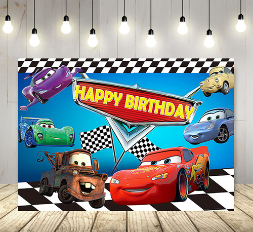 Race Cars Backdrop for Kids Birthday Party Supplies 5x3ft Cars Photo Background for Lightning McQueen Theme Party Cake Table Decorations Baby Shower Banner Race Cars Backdrop for Kids Birthday Party Supplies 5x3ft Cars Photo Background for Lightning McQueen Theme Party Cake Table Decorations Baby Shower Banner