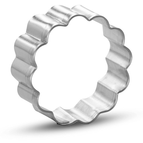 Foose Cookie Cutters Miniature Small Round Fluted 1.5 in, Made in USA