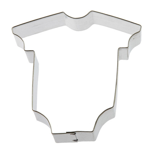 Foose Cookie Cutters Baby Body Suit Cookie Cutter 4 in, Made in USA