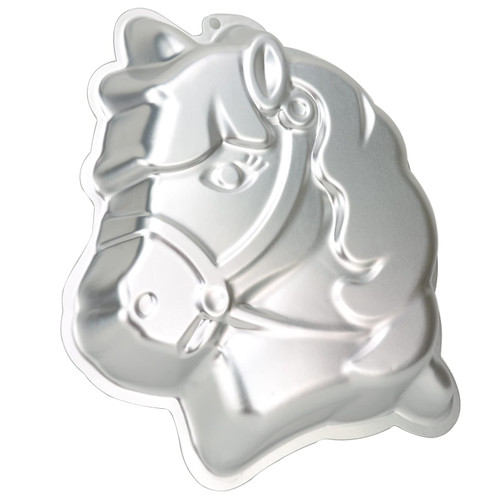 Pormasbenzer 3D Aluminum Cake Mould Horse Shape Cake Pan Decorating Mould Pudding Chocolate Jelly Tins Baking Tool