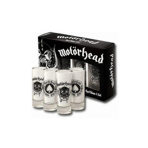 Motorhead - Born To Lose Live To Win Shooter Glass Set