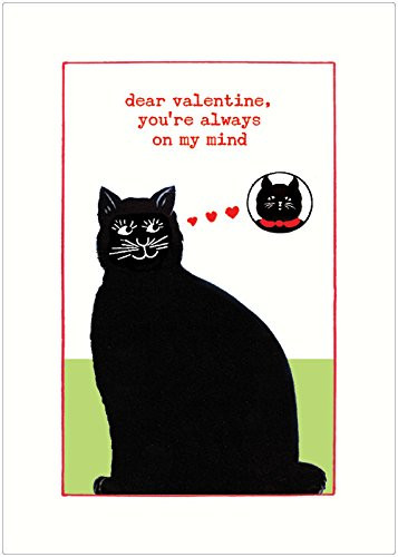 Lucca Paperworks On My Mind Valentine's Day Card, 5x7 (1)