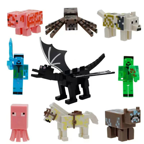 11pcs Pixel cake toppers figures Pixel Miner birthday cake decoration for the Pixel Miner party supplies 11pcs Pixel cake toppers figures Pixel Miner birthday cake decoration for the Pixel Miner party supplies