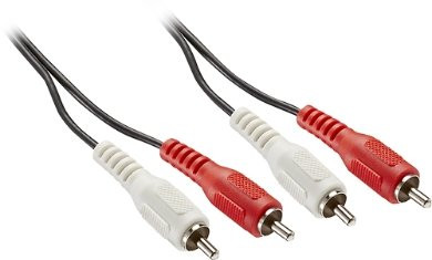 Insignia 6' Stereo Audio RCA Cable - Black