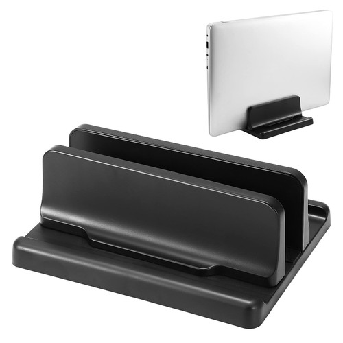 Vertical Laptop Stand for Desk MacBook Stand Holder, Adjustable Dock Laptop Stand(up to 17.3 inches) Desk Space-Saving for MacBook/Dell/HP/Surface
