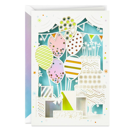 Hallmark Signature Birthday Card (Birthday Party) Hallmark Signature Birthday Card (Birthday Party)
