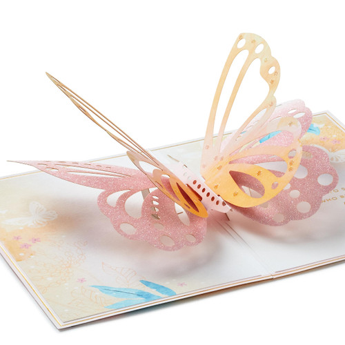 Hallmark Signature Paper Wonder Pop Up Birthday Card or Anniversary Card for Women (Butterfly) Hallmark Signature Paper Wonder Pop Up Birthday Card or Anniversary Card for Women (Butterfly)