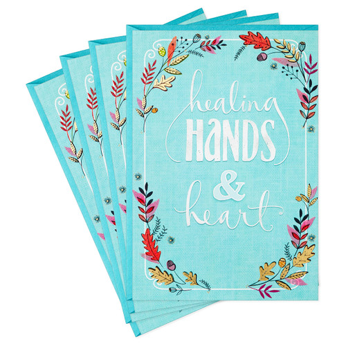 Hallmark Pack of Thank You Cards, Nurses Day Cards (4 Cards with Envelopes, Healing Hands and Heart) Hallmark Pack of Thank You Cards, Nurses Day Cards (4 Cards with Envelopes, Healing Hands and Heart)