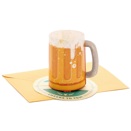 Hallmark Paper Wonder Pop Up Father's Day Card or Birthday Card for Him (Beer) Hallmark Paper Wonder Pop Up Father's Day Card or Birthday Card for Him (Beer)