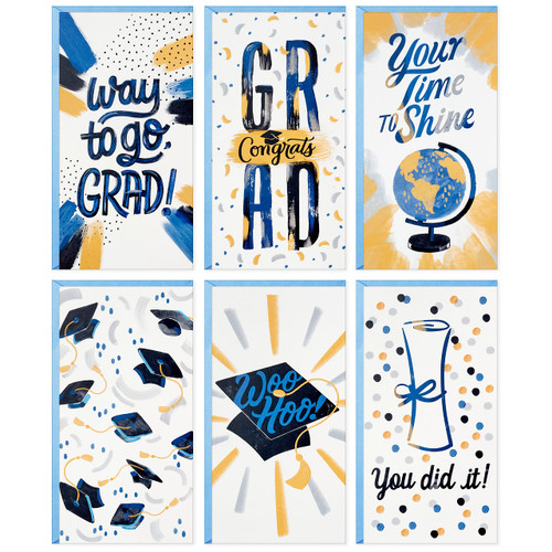 Hallmark Graduation Money Holders or Gift Card Holders Assortment with Envelopes, You Did It (36 Cards and Envelopes) Hallmark Graduation Money Holders or Gift Card Holders Assortment with Envelopes, You Did It (36 Cards and Envelopes)