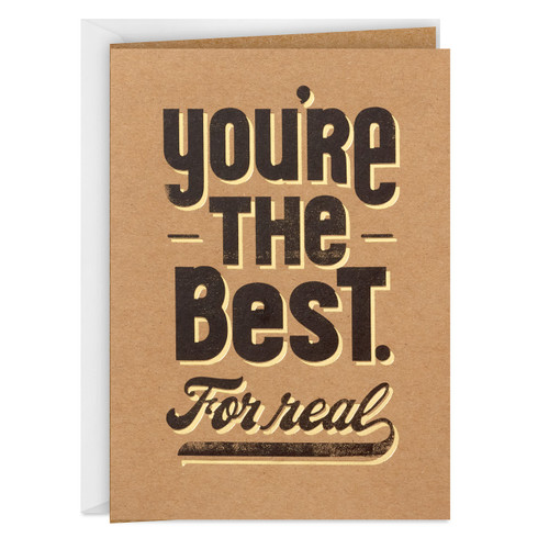 Hallmark Blank Cards, You're the Best (20 Cards with Envelopes)