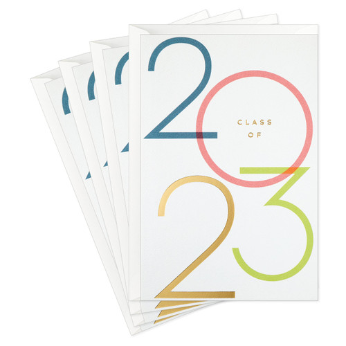 Hallmark Signature Pack of 4 Graduation Cards (Class of 2023)