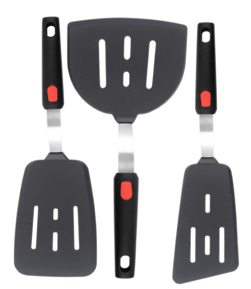 Aokende Silicone Spatula Turner Set of 3,600? Heat Resistant Cooking Spatulas for Nonstick Cookware,BPA-free Rubber Kitchen Tool,Kitchen Utensil for Eggs, Pancakes,Fish,Cookies,and Steaks