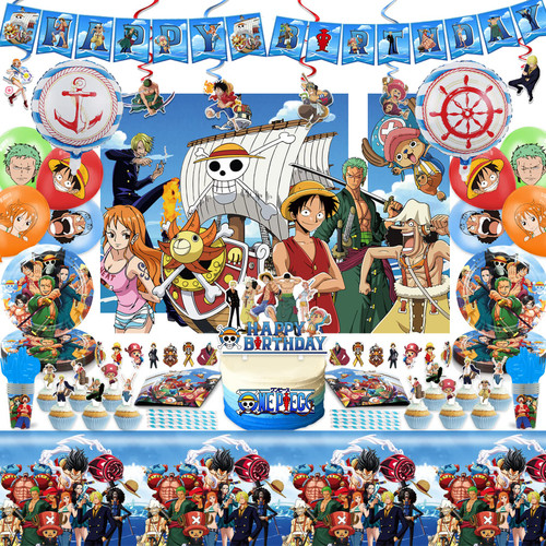 200 Pcs Birthday Decorations, Anime Theme Party Supplies Include Birthday Banner,Hanging Swirl,Cake Topper,Cupcake Topper,Latex Balloon,Foil Balloon,Backdrop,Party Favors for Kids. 200 Pcs Birthday Decorations, Anime Theme Party Supplies Include Birthday Banner,Hanging Swirl,Cake Topper,Cupcake Topper,Latex Balloon,Foil Balloon,Backdrop,Party Favors for Kids.