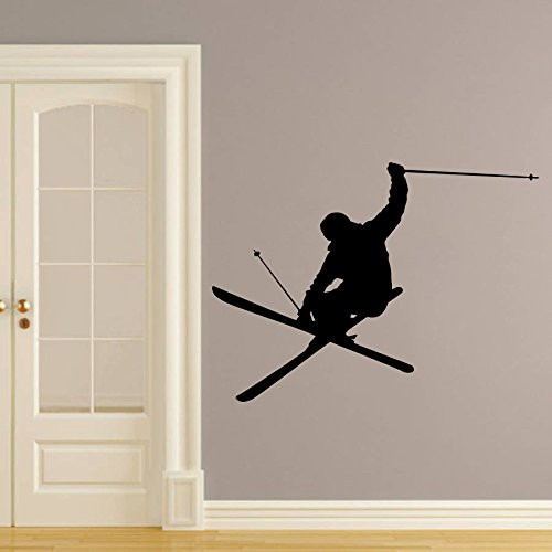 Wall Decals Skiing Skier Snow Ski Skiing Freestyle Jumping Extreme Sports Winter Gift Kids Nursery Boys Room Wall Vinyl Decal Stickers Bedroom Murals Wall Decals Skiing Skier Snow Ski Skiing Freestyle Jumping Extreme Sports Winter Gift Kids Nursery Boys Room Wall Vinyl Decal Stickers Bedroom Murals