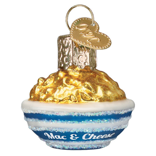 Old World Christmas Gumdrops Mini Mac & Cheese Glass Blown Ornament for Christmas Tree
