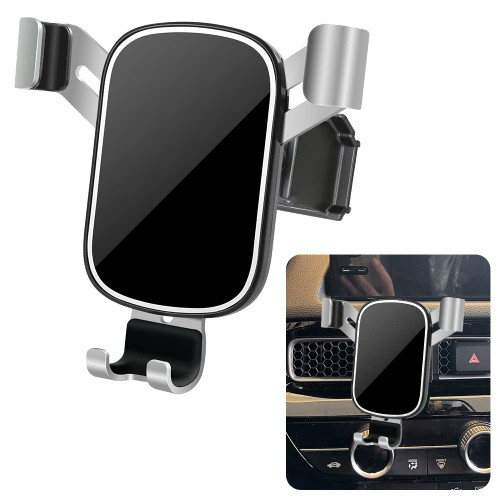 LUNQIN Car Phone Holder for 2022-2024 Honda Civic [Big Phones with Case Friendly] Auto Accessories Navigation Bracket Interior Decoration Mobile Cellphone Mount