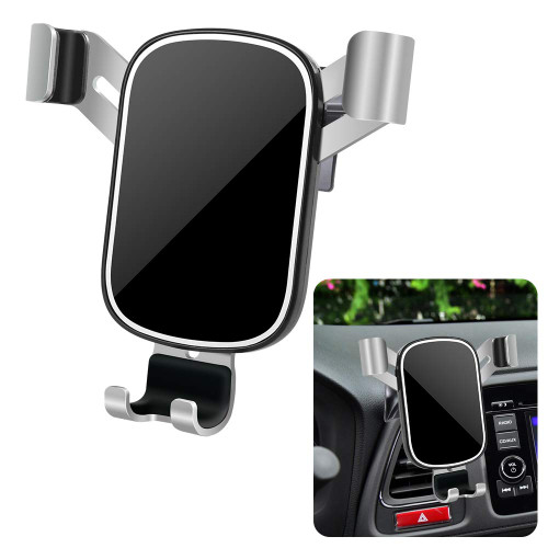 LUNQIN Car Phone Holder for 2016-2022 Honda HRV HR-V [Big Phones with Case Friendly] Auto Accessories Navigation Bracket Interior Decoration Mobile Cellphone Mount