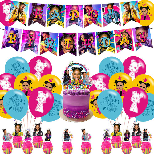 That Girl Lay Lay Birthday Party Decorations, That Girl Lay Lay Theme Party Supplies with Happy Birthday Banner, Cupcake Toppers, Balloons for Baby Shower Kids Adult Birthday Party Favors