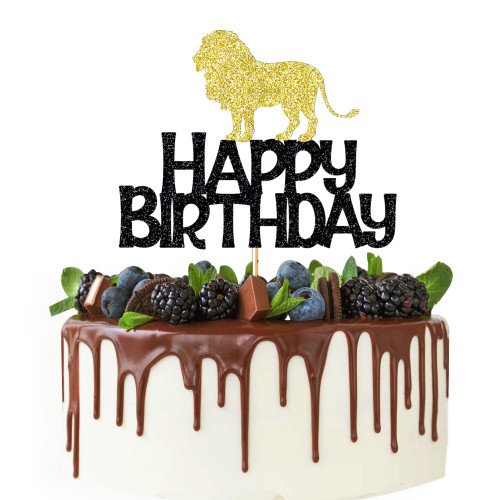 Lion Cake Topper Leo Jungle Animal Lion Zoo Silhouette Happy Birthday Cake Decorations Kids Boys Girls Birthday Party Baby Shower Themed Decorations Lion Cake Topper Leo Jungle Animal Lion Zoo Silhouette Happy Birthday Cake Decorations Kids Boys Girls Birthday Party Baby Shower Themed Decorations