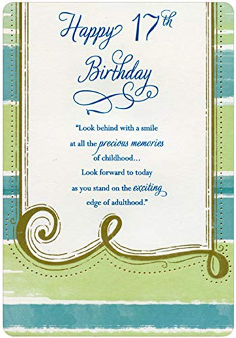 Designer Greetings Look Behind with a Smile Die Cut Edges Age 17 / 17th Birthday Card Designer Greetings Look Behind with a Smile Die Cut Edges Age 17 / 17th Birthday Card