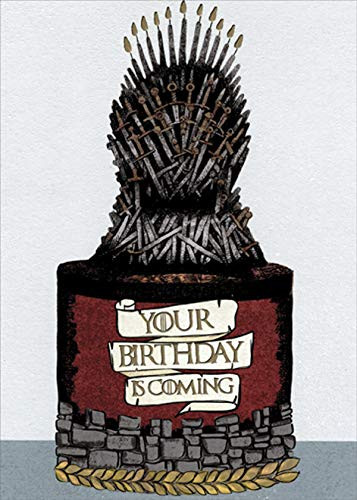 Designer Greetings Throne of Swords Funny/Humorous Birthday Card