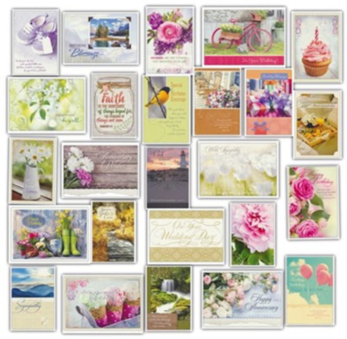 Faithfully Yours 54049 All Occasion Value Pack Boxed Greeting Cards with Scripture Faithfully Yours 54049 All Occasion Value Pack Boxed Greeting Cards with Scripture
