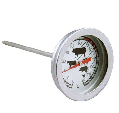 Hofumix Meat Thermometer Instant Read Stainless Steel Milk Thermometer with 127mm Stainless Steel Probe and Clip for Coffee BBQ Food Cooking Meat Gauge Hofumix Meat Thermometer Instant Read Stainless Steel Milk Thermometer with 127mm Stainless Steel Probe and Clip for Coffee BBQ Food Cooking Meat Gauge