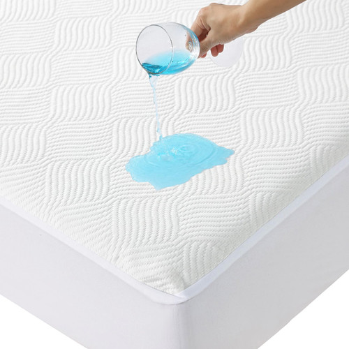 Ascend Waterproof Mattress Protector Queen Size, 3D Air Fabric Bamboo Cooling Mattress Pad Cover Fitted 6"-18" Deep Pocket Noiseless Ultra Soft Breathable Bed Topper Ascend Waterproof Mattress Protector Queen Size, 3D Air Fabric Bamboo Cooling Mattress Pad Cover Fitted 6"-18" Deep Pocket Noiseless Ultra Soft Breathable Bed Topper