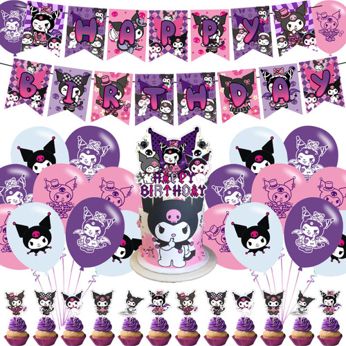 ?????? Party Decorations,?????? Birthday Party Supplies Includes Banner - Cake Topper - 12 Cupcake Toppers - 18 Balloons ?????? Party Decorations,?????? Birthday Party Supplies Includes Banner - Cake Topper - 12 Cupcake Toppers - 18 Balloons