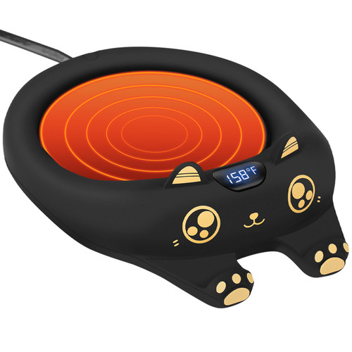 PUSEE Coffee Mug Warmer, Electric Coffee Warmer for Desk with Auto Shut Off, Smart Candle Warmer with 3 Temp Settings, Coffee Warmer Plate for Cocoa Tea Water Milk (No Cup)