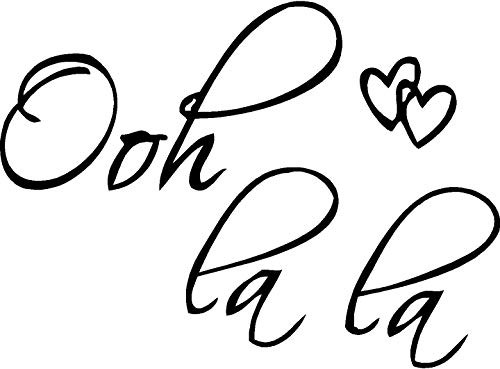 OOH LA LA Paris France Hearts Love Quote Vinyl Wall Decal Decor Art Sticker OOH LA LA Paris France Hearts Love Quote Vinyl Wall Decal Decor Art Sticker