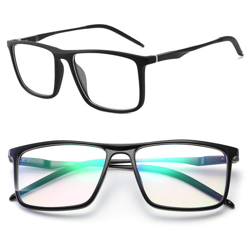 Reoeoo Blue Light Blocking Glasses for Women Men, Reading Glasses, Computer/Gaming/TV/Phones Blue Blocker Glasses for Women Men, Anti Eyestrain & UV Glare (Black)