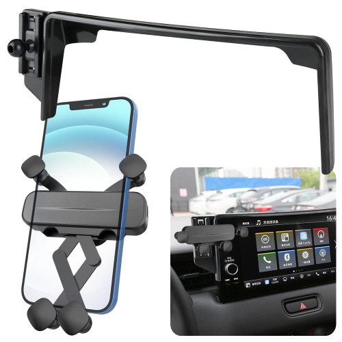 LUNQIN Car Phone Holder Mount for Honda HRV HR-V 2023 2024 LX Sport EX-L Auto Accessories Screen Navigation Bracket Interior Decoration Mobile Cell Phone Mount