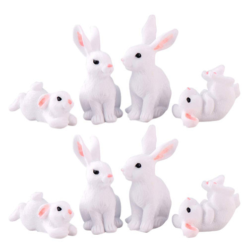 Amosfun Plants Decor Bunny Ornament 12pcs Miniature Rabbit Figurines Animal Figurines Ornaments for Cake Plant Pot Micro Landscape Dector (Random Style) Bunny Decor Cupcake Toppers Amosfun Plants Decor Bunny Ornament 12pcs Miniature Rabbit Figurines Animal Figurines Ornaments for Cake Plant Pot Micro Landscape Dector (Random Style) Bunny Decor Cupcake Toppers