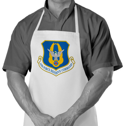 ExpressItBest Cooking/Grilling Apron with US Air Force Reserve Command (AFRC) - Durable Spun Polyesther - Softer than cotton