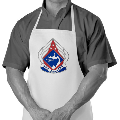 ExpressItBest Cooking/Grilling Apron with US Army 18th Airborne Corps (Sky Dragons) DU - Durable Spun Polyesther - Softer than cotton
