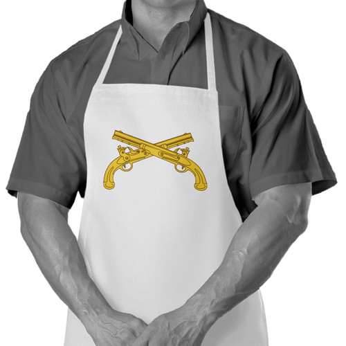 ExpressItBest Cooking/Grilling Apron with US Army Military Police Corps, branch insignia - Durable Spun Polyesther - Softer than cotton ExpressItBest Cooking/Grilling Apron with US Army Military Police Corps, branch insignia - Durable Spun Polyesther - Softer than cotton