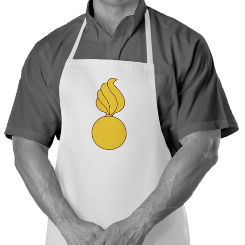 ExpressItBest Cooking/Grilling Apron with US Army Ordnance Corps, branch insignia - Durable Spun Polyesther - Softer than cotton ExpressItBest Cooking/Grilling Apron with US Army Ordnance Corps, branch insignia - Durable Spun Polyesther - Softer than cotton