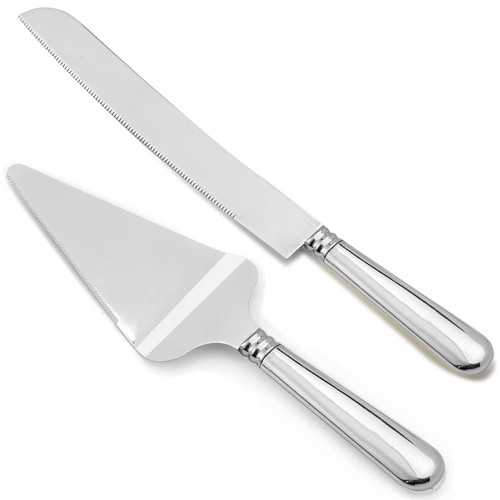 iooiluxry Cake Cutting Set for Wedding, Wedding Cake Knife and Server Set, Cake Cutter and Pie Server Set for Birthdays, Anniversary, Engagement Gifts (Silver) iooiluxry Cake Cutting Set for Wedding, Wedding Cake Knife and Server Set, Cake Cutter and Pie Server Set for Birthdays, Anniversary, Engagement Gifts (Silver)
