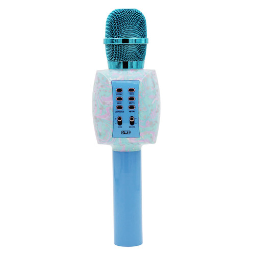 KBQ Bluetooth Karaoke Microphone, Portable Wireless Handheld Karaoke Speaker Microphone for Kids and Adult (Blue)