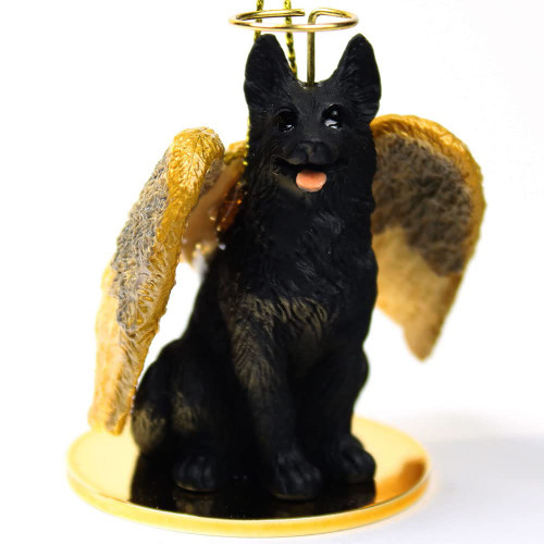 Conversation Concepts German Shepherd Angel Dog Ornament - Black Conversation Concepts German Shepherd Angel Dog Ornament - Black