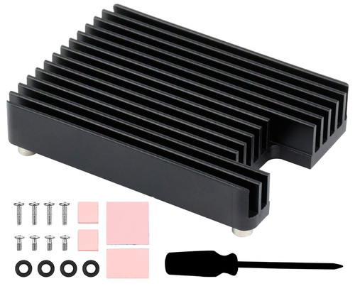 Aluminum Heatsink for Raspberry Pi Compute Module 4, with Antenna Notch Simple Version Heatsink, Easy to Install