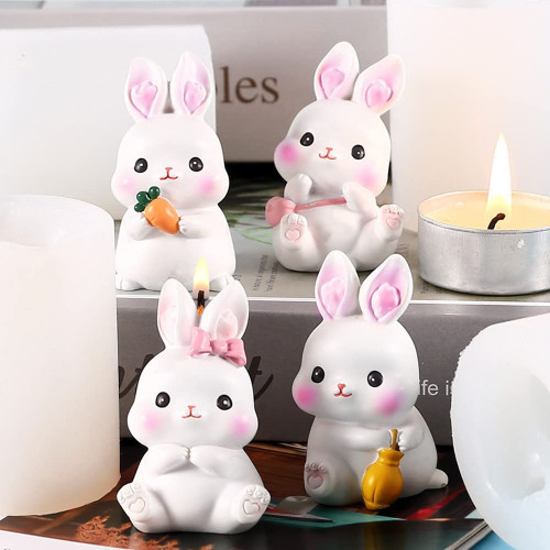 4piece 3D Easter Silicone Bunny Chocolate Mold, Silicone Rabbit Mold, Easter Rabbit Bunny Baking Mould for Mousse Cake Pudding Jelly Dessert Fondant Cheesecake Soap Ice Tray 4piece 3D Easter Silicone Bunny Chocolate Mold, Silicone Rabbit Mold, Easter Rabbit Bunny Baking Mould for Mousse Cake Pudding Jelly Dessert Fondant Cheesecake Soap Ice Tray